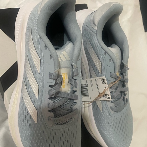 Adidas' Light Blue and White Sneakers - Picture 6 of 11